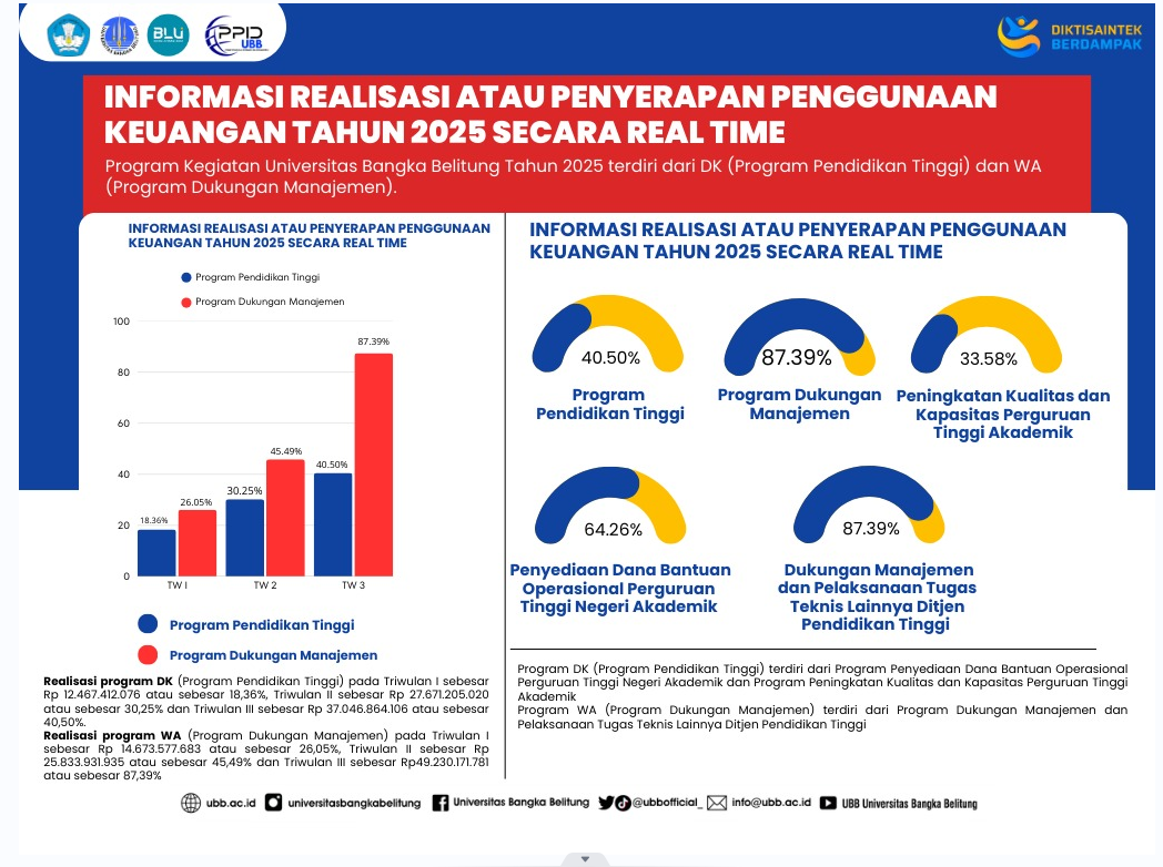 Informasi Penyerapan Realtime 2025